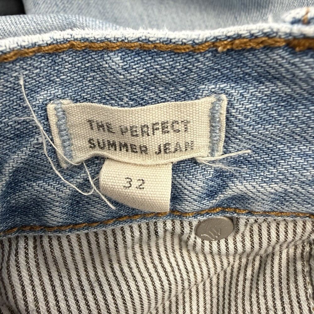 Madewell The Perfect Vintage Summer Jeans Fitzgerald Light Wash High Rise Sz 32 - Picture 13 of 14